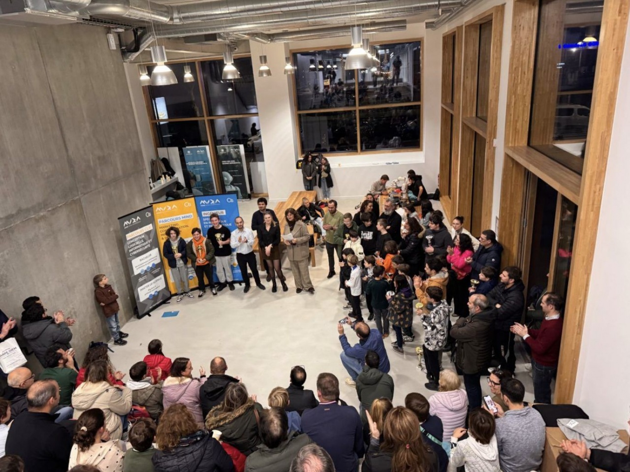 Public lors d'une journée Open House